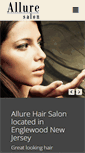 Mobile Screenshot of allurehairsalon.com